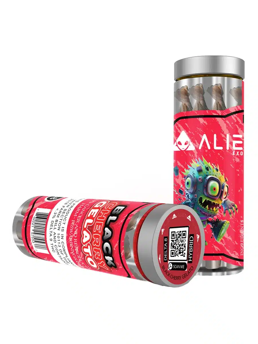 Black Cherry Gelato Alien Exotics THCA Mini Pre-Rolls 2.5G