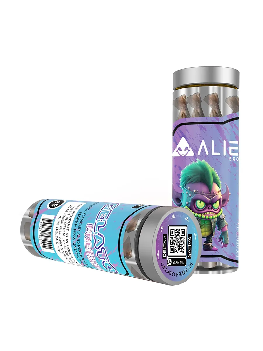 Gelato Freeze Alien Exotics THCA Mini Pre-Rolls 2.5G